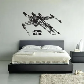 New Star Wars X-Wing Fighter Wall Decal Black Wall Stickers Large 116cm X 58cm Free Shipping
New Star Wars X-Wing Fighter Wall Decal Black Wall Stickers Large 116cm X 58cm Free Shipping