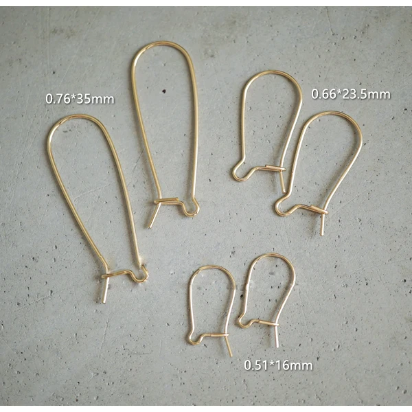 PINJEAS 14k gold filling handmade Simple French ear hooks for diy earring jewelry accessories
PINJEAS 14k gold filling handmade Simple French ear hooks for diy earring jewelry accessories