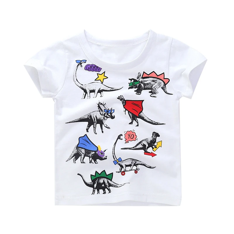 2019 Summer Kids 100% Cotton T Shirt Baby T-shirts Children's T-shirt O-neck Tee Boys Girls Tops Cartoon Dinosaur
2019 Summer Kids 100% Cotton T Shirt Baby T-shirts Children's T-shirt O-neck Tee Boys Girls Tops Cartoon Dinosaur