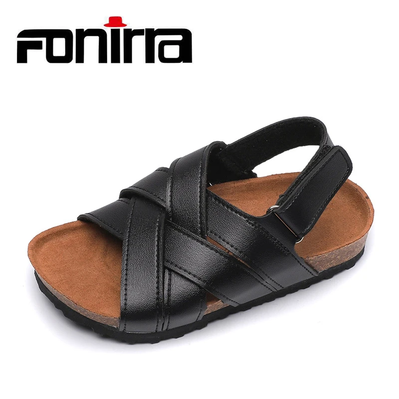 FONIRRA 2019 New Fashion Summer leather Boy Sandals Girl Shoes Children's Cork Sandals Beach Shoes Buckle Baby Sandals 650
FONIRRA 2019 New Fashion Summer leather Boy Sandals Girl Shoes Children's Cork Sandals Beach Shoes Buckle Baby Sandals 650