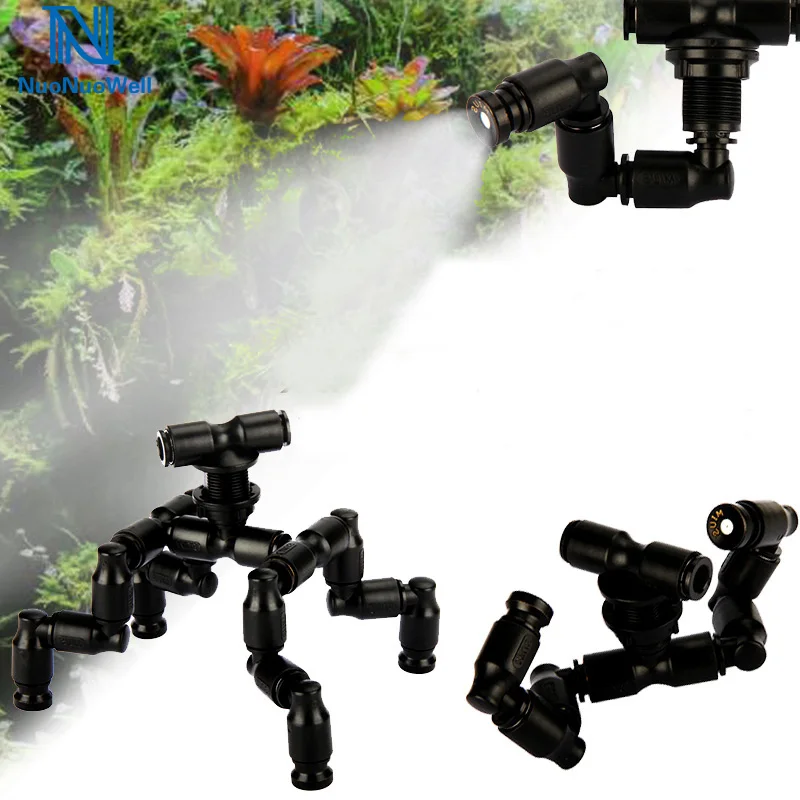 NuoNuoWell Reptiles Fogger Mist Sprinkler Rainforest Tank 360 Adjustable Aquarium Aquatic Pet Cooling System Connect 1/4'' Tube
NuoNuoWell Reptiles Fogger Mist Sprinkler Rainforest Tank 360 Adjustable Aquarium Aquatic Pet Cooling System Connect 1/4'' Tube