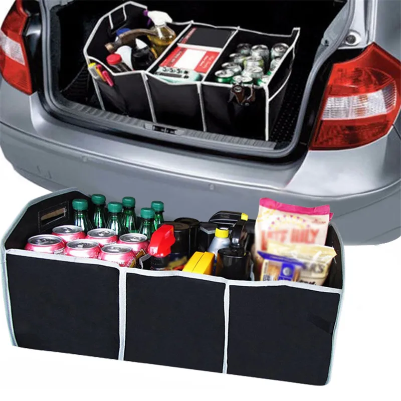 Auto Car Trunk Cargo Organizer Collapsible Bag Storage Black Folding In The Car Trunk Organizer Box Bag Portable NEW
Auto Car Trunk Cargo Organizer Collapsible Bag Storage Black Folding In The Car Trunk Organizer Box Bag Portable NEW