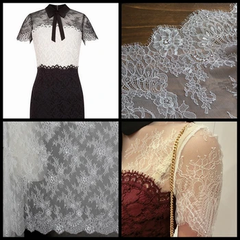 3m White Black Exquisite Eyelash Lace Trim Embroidery Lace Fabric Diy Dress Clothing AccessoriesYN334
3m White Black Exquisite Eyelash Lace Trim Embroidery Lace Fabric Diy Dress Clothing AccessoriesYN334