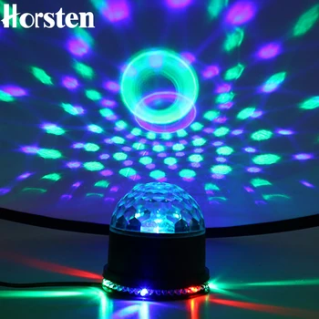 Horsten Mini 15W 48 LEDs Disco Rotating Magic Ball Lighting Color Change RGB Sound Actived Lights For Party Disco Club DJ Show
Horsten Mini 15W 48 LEDs Disco Rotating Magic Ball Lighting Color Change RGB Sound Actived Lights For Party Disco Club DJ Show