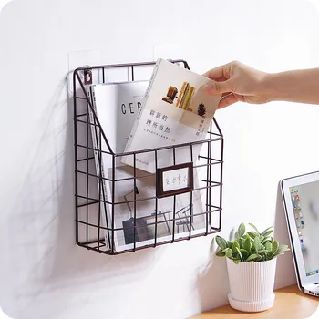 Simple Multi-Use Wrought Iron Magazine Storage Box Wall Hanging Newspaper Holder Creative Living Room Storage Basket
Simple Multi-Use Wrought Iron Magazine Storage Box Wall Hanging Newspaper Holder Creative Living Room Storage Basket