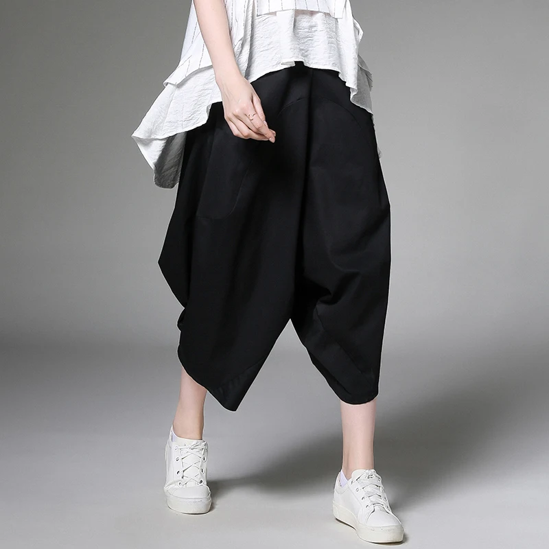 Harem pants cotton black summer plus size 2019 new woman white loose casual calf-length cotton pants lady fashionharem trousers
Harem pants cotton black summer plus size 2019 new woman white loose casual calf-length cotton pants lady fashionharem trousers
