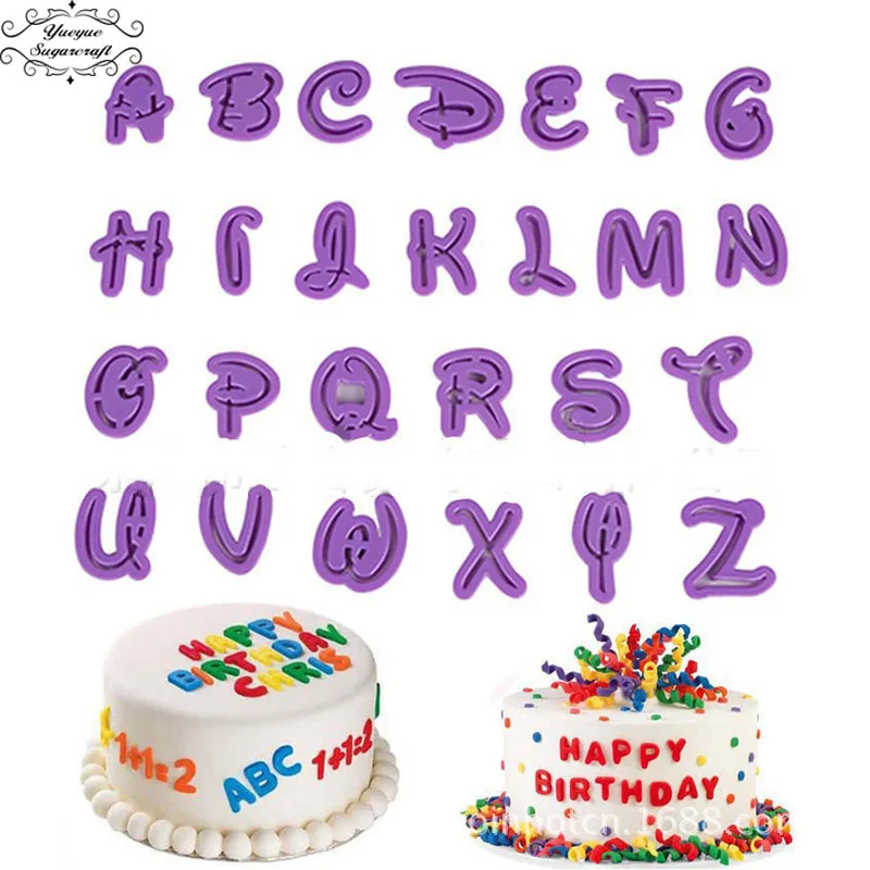 Yueyue Sugarcraft letter number plastic fondant cutter cake mold fondant mold fondant cake decorating tools baking
Yueyue Sugarcraft letter number plastic fondant cutter cake mold fondant mold fondant cake decorating tools baking