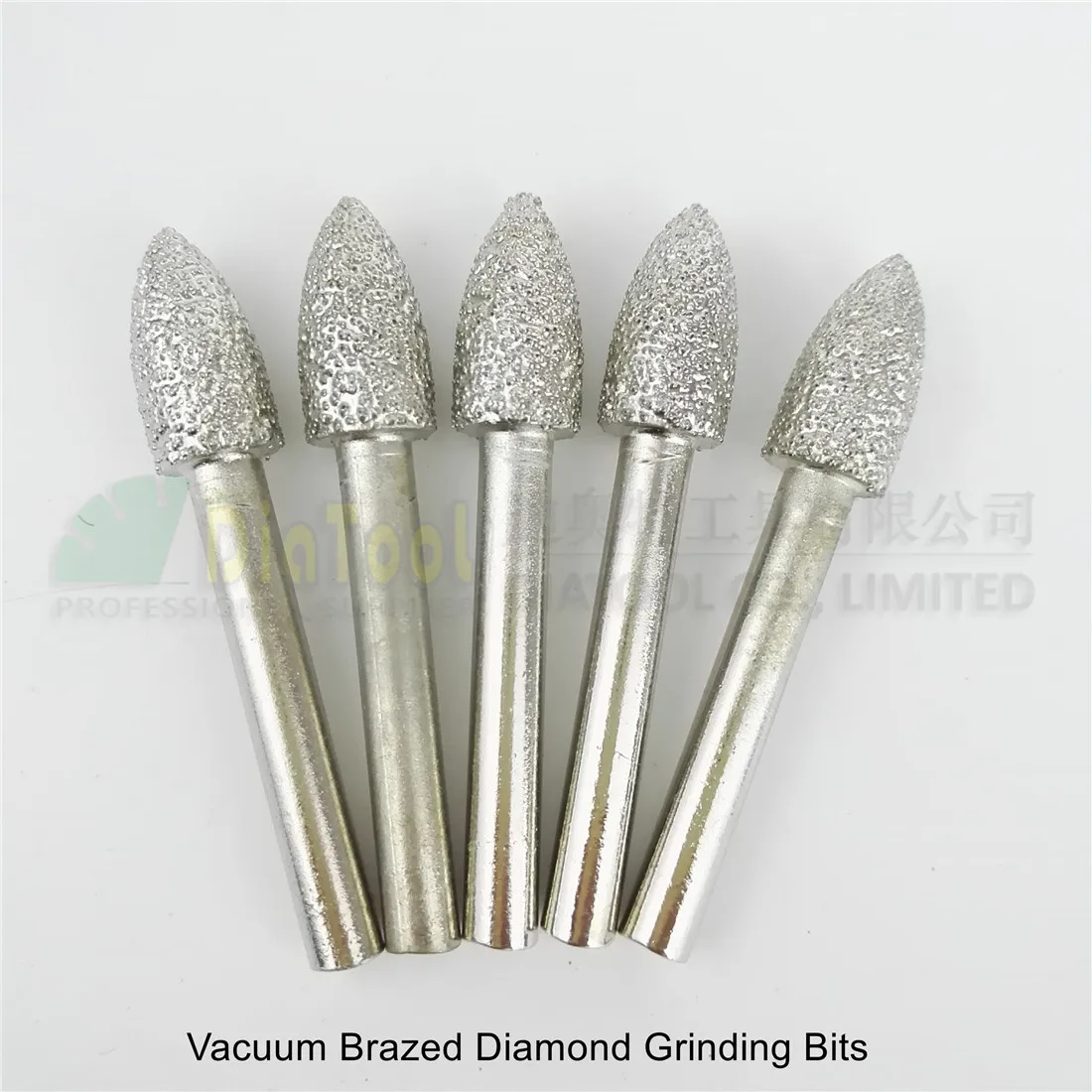 5pcs #11 Vacuum brazed diamond Grinding head rotary engraving bits mounted points 6mm shank
5pcs #11 Vacuum brazed diamond Grinding head rotary engraving bits mounted points 6mm shank