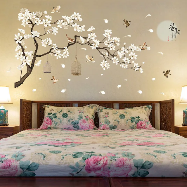 % 187*128cm Big Size Tree Wall Stickers Birds Flower Home Decor Wallpapers for Living Room Bedroom DIY Vinyl Rooms Decoration
% 187*128cm Big Size Tree Wall Stickers Birds Flower Home Decor Wallpapers for Living Room Bedroom DIY Vinyl Rooms Decoration