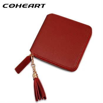 COHEART Fashion Women Wallet Elegant Tassel Pendant female wallet card purse quality leather wallet small money bag coin pocket
COHEART Fashion Women Wallet Elegant Tassel Pendant female wallet card purse quality leather wallet small money bag coin pocket