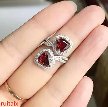 KJJEAXCMY fine jewelry 925 pure silver inlaid natural crystal garnet female ring inlaid ornaments
KJJEAXCMY fine jewelry 925 pure silver inlaid natural crystal garnet female ring inlaid ornaments