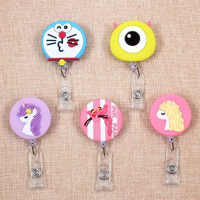 Cartoon Unicorn Cat Retractable The Badge Holder Reel Exhibition Enfermera Pink Panther Name PU Cards Hospital Office Chest Card
Cartoon Unicorn Cat Retractable The Badge Holder Reel Exhibition Enfermera Pink Panther Name PU Cards Hospital Office Chest Card