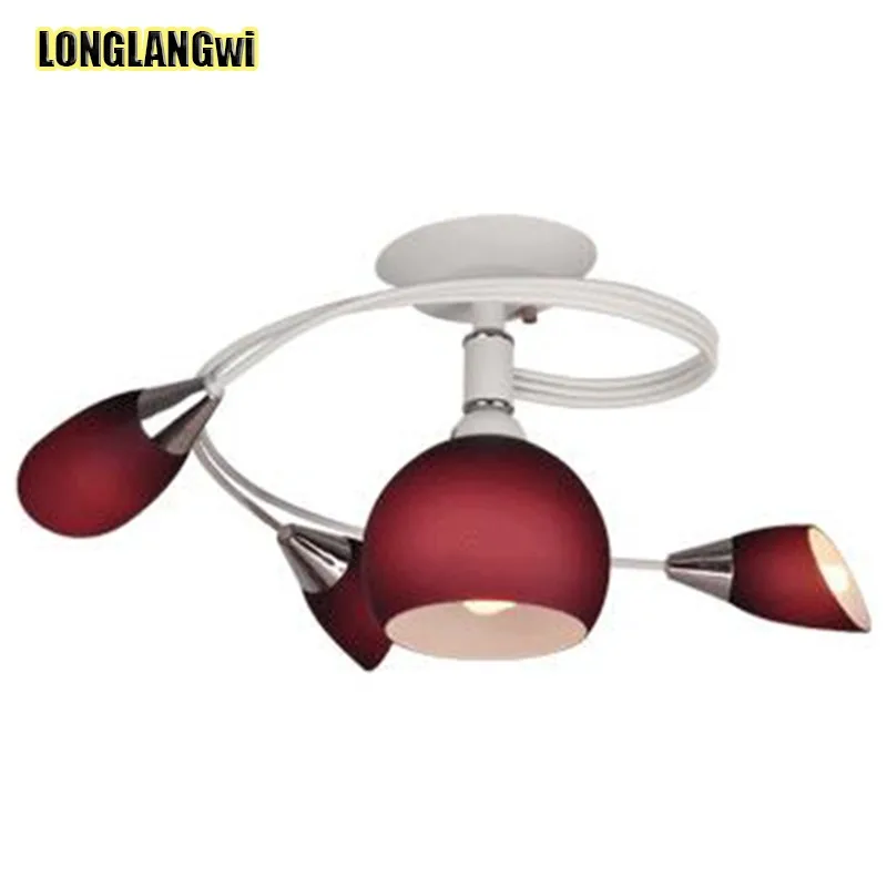 Modern minimalist pastoral LED Ceiling Lights bedroom living room study lamp restaurant lighting wrought iron glass lamps
Modern minimalist pastoral LED Ceiling Lights bedroom living room study lamp restaurant lighting wrought iron glass lamps