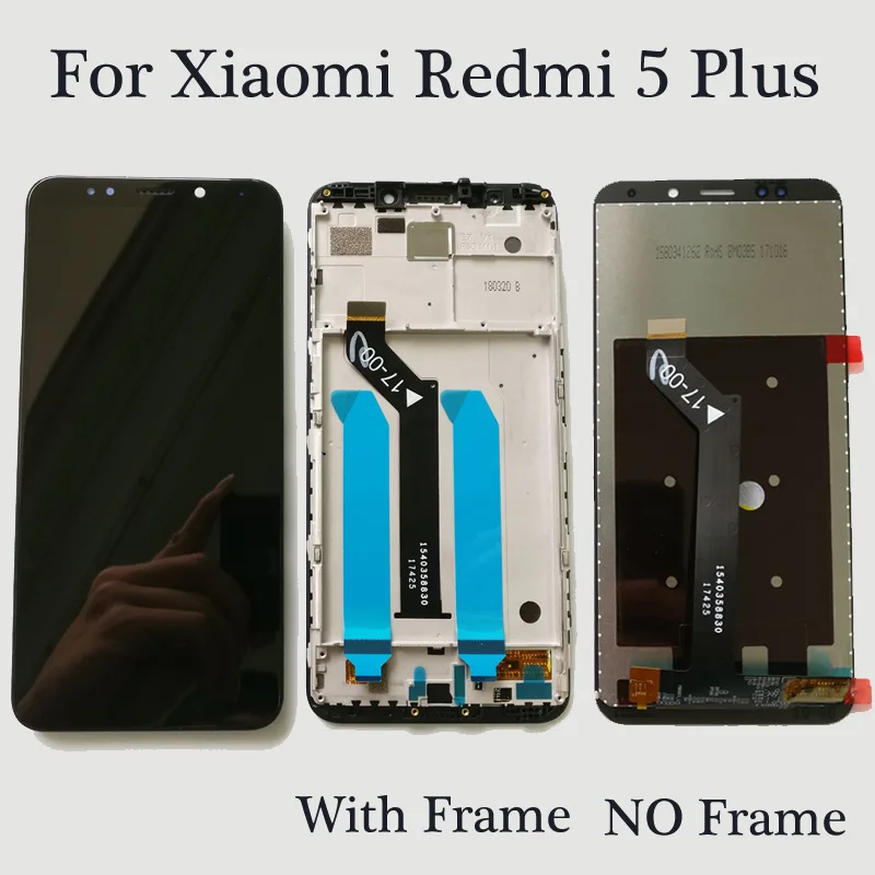 5.99" Black/White For Xiaomi Redmi 5 Plus Full LCD DIsplay + Touch Screen Digitizer Assembly + Frame For Redmi Note 5 Global
5.99" Black/White For Xiaomi Redmi 5 Plus Full LCD DIsplay + Touch Screen Digitizer Assembly + Frame For Redmi Note 5 Global