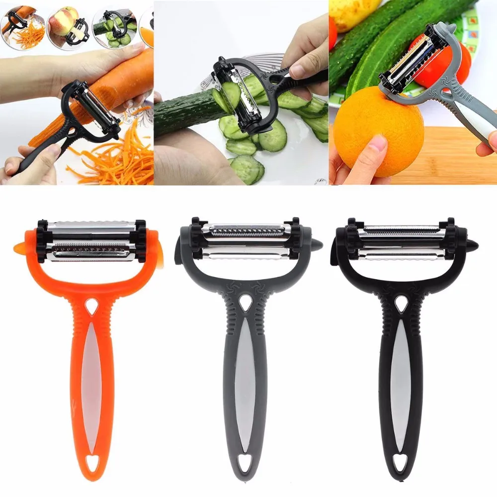 Kitchen Gadget Tool Multifunctional Peeler 3in1 Vegetable Fruit Slicer 360 Degree Rotary Grater Cutter Kitchen Accessories Goods
Kitchen Gadget Tool Multifunctional Peeler 3in1 Vegetable Fruit Slicer 360 Degree Rotary Grater Cutter Kitchen Accessories Goods