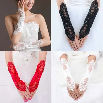 invierno mujer 1 Pair Women Bride Long Lace Arm Elbow Gloves Lace Fingerless Gloves Black Whites
invierno mujer 1 Pair Women Bride Long Lace Arm Elbow Gloves Lace Fingerless Gloves Black Whites