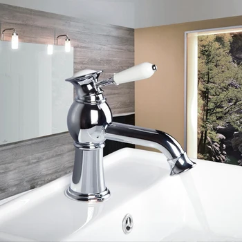 Torayvino Bathroom Simple Delicate Basin Faucet Chrome Polished Single Handle Single Deck Mounted Hot Cold Water Basin Faucet
Torayvino Bathroom Simple Delicate Basin Faucet Chrome Polished Single Handle Single Deck Mounted Hot Cold Water Basin Faucet