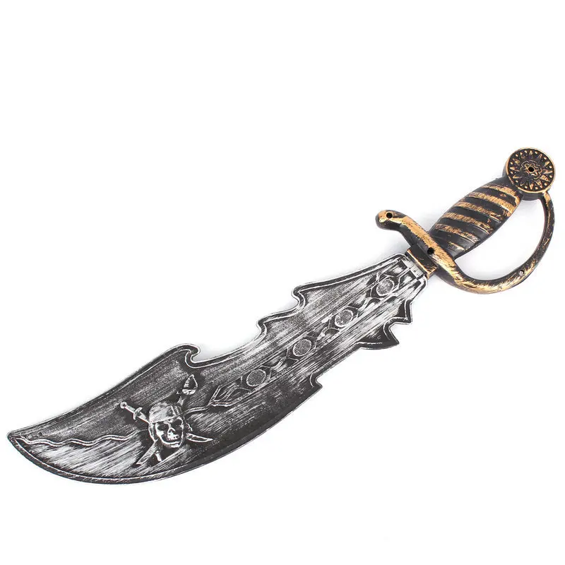 Plastic Sword Toy Halloween Costume Party Props Pirates knife Foam Sword Simulation Pirates Sword Kids Cosplay Supplies Gifts
Plastic Sword Toy Halloween Costume Party Props Pirates knife Foam Sword Simulation Pirates Sword Kids Cosplay Supplies Gifts
