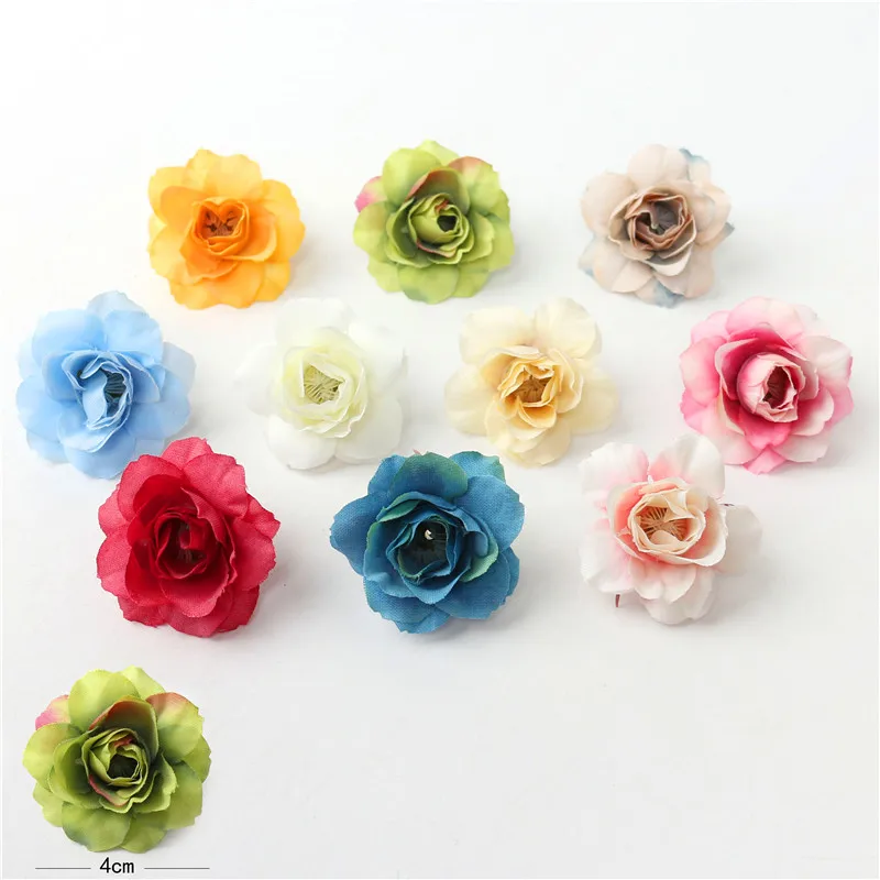 New 10pcs artificial flower 3.5cm silk rose flower head wedding party home decoration DIY wreath scrapbook gift box craft
New 10pcs artificial flower 3.5cm silk rose flower head wedding party home decoration DIY wreath scrapbook gift box craft