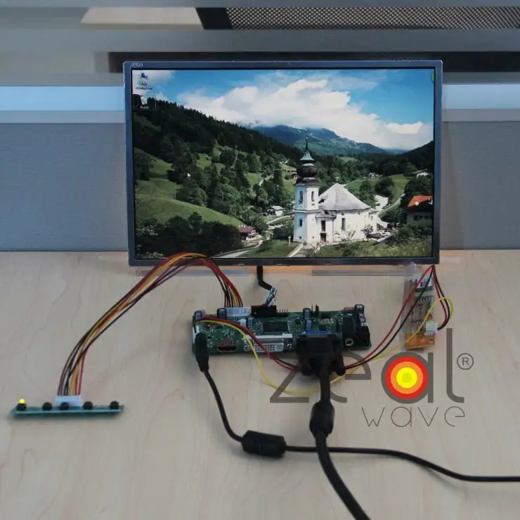 DIY Kits (HDMI+DVI+VGA+Audio) Controller Board +12inch B121EW03 1280*800 DIY Free Tracking