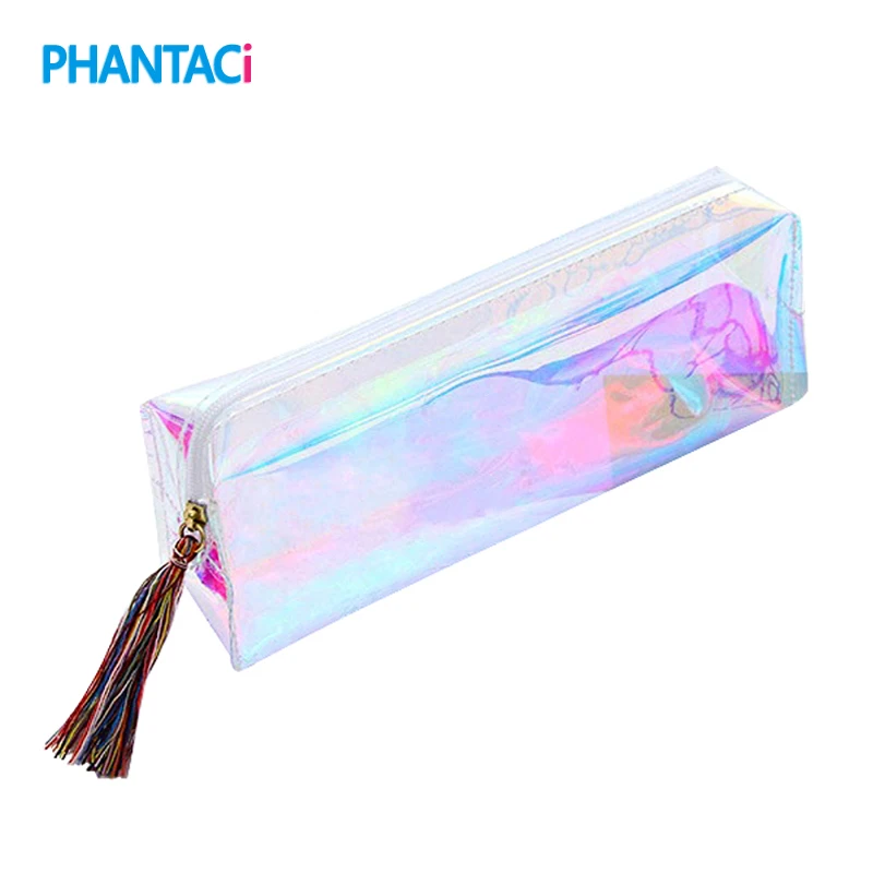 Bright Laser School Pencil Cases Colorful Laser Transparent Cosmetic Makeup Bag Pouch Cute Girls Pencil Cases High Capacity
Bright Laser School Pencil Cases Colorful Laser Transparent Cosmetic Makeup Bag Pouch Cute Girls Pencil Cases High Capacity
