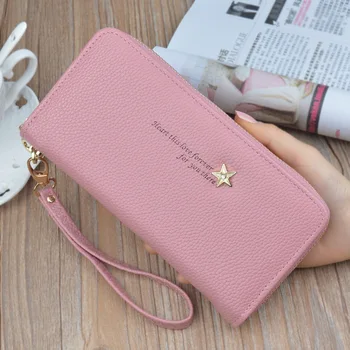 Ladies' Real Polyester Unisex Lady Purse 2018 New Zipper Wallet Long Korean Edition Large Capacity Multifunctional Handbag Bag
Ladies' Real Polyester Unisex Lady Purse 2018 New Zipper Wallet Long Korean Edition Large Capacity Multifunctional Handbag Bag