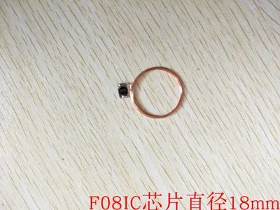 

13.56MHz HF IC welding coil COB domestic Fudan F08 chip RFID diameter 18mm ISO14443A