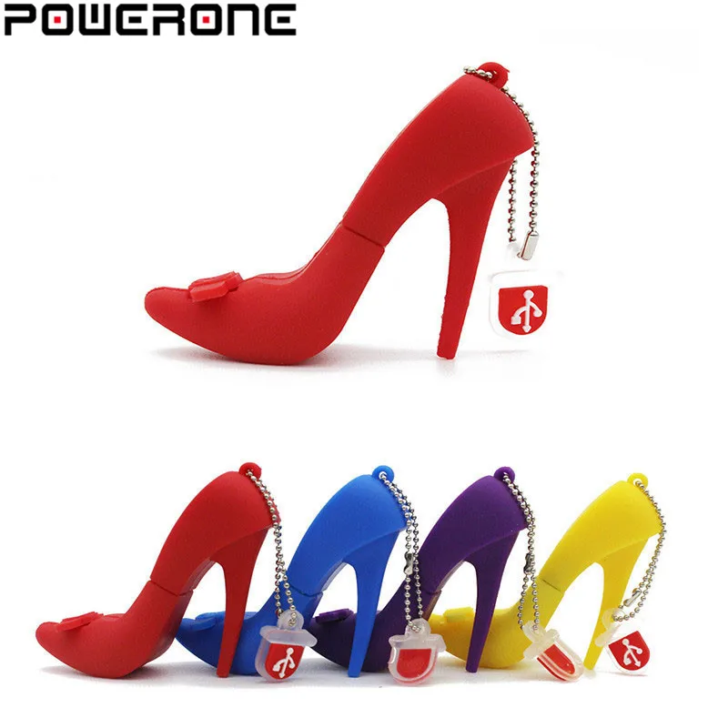 POWERONE Hot high-heeled shoes USB Flash Drive Memory U Disk 4g 8g 16g 32g Card Stick Gift Pendrive Key Creativo Gift for lady
POWERONE Hot high-heeled shoes USB Flash Drive Memory U Disk 4g 8g 16g 32g Card Stick Gift Pendrive Key Creativo Gift for lady