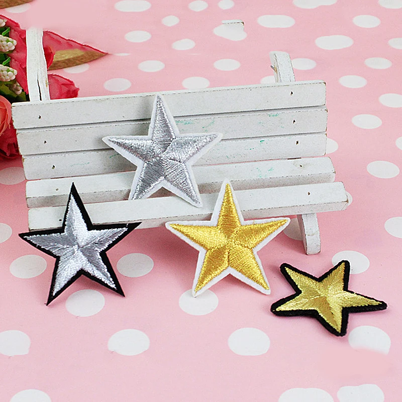 Top 5pcs/lot Star Embroidered Iron On Patches Cartoon Motif Applique Hat bag Garment Embroidery Decor Accessory Approx 4cm
Top 5pcs/lot Star Embroidered Iron On Patches Cartoon Motif Applique Hat bag Garment Embroidery Decor Accessory Approx 4cm