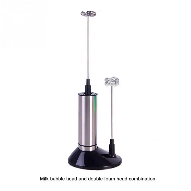 Powerful Double Spring Whisk Electric Milk Frother Kitchen Mixer Hand Milk Foamer for Coffee Latte Cappuccino with Stand
Powerful Double Spring Whisk Electric Milk Frother Kitchen Mixer Hand Milk Foamer for Coffee Latte Cappuccino with Stand