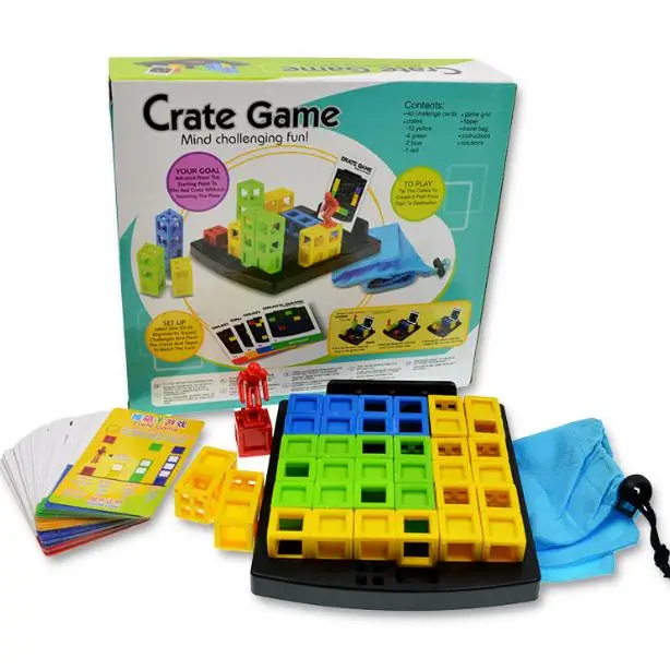 Prize-winning 40 Mind Challenges Crate Game Jump Crate Toy For Children Think Funny Toy Maze Board Game Kids Intelligence Toy
Prize-winning 40 Mind Challenges Crate Game Jump Crate Toy For Children Think Funny Toy Maze Board Game Kids Intelligence Toy