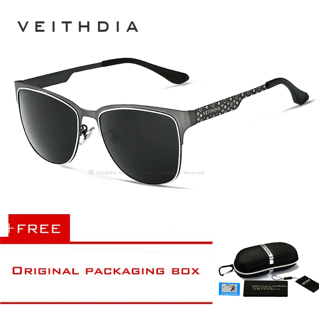 VEITHDIA Stainless Steel SunGlasses Polarized Blue Coating Mirror Driving Men's Sun Glasses Male Eyewear For Men/Women
VEITHDIA Stainless Steel SunGlasses Polarized Blue Coating Mirror Driving Men's Sun Glasses Male Eyewear For Men/Women