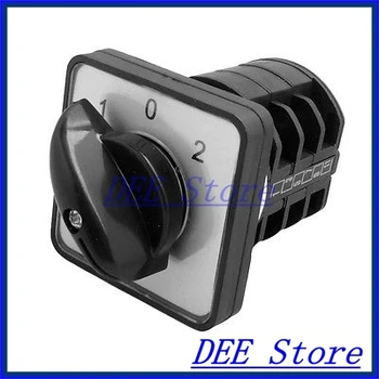 AC 440V 10A 3 Positions 12 Screw Terminals Universal Cam Switch
AC 440V 10A 3 Positions 12 Screw Terminals Universal Cam Switch