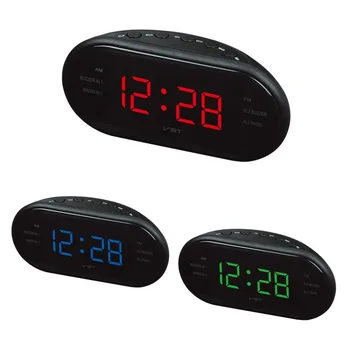 220V EU Plug AM FM Dual Frequency Radio Alarm Clock Digital LED Clock Luminous Clock Snooze Electronic Home Table Clock
220V EU Plug AM FM Dual Frequency Radio Alarm Clock Digital LED Clock Luminous Clock Snooze Electronic Home Table Clock