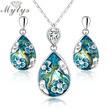 Mytys Fashion Jewelry set GP Jewelry for women1 Necklace and 1 pair Earrings N910
Mytys Fashion Jewelry set GP Jewelry for women1 Necklace and 1 pair Earrings N910