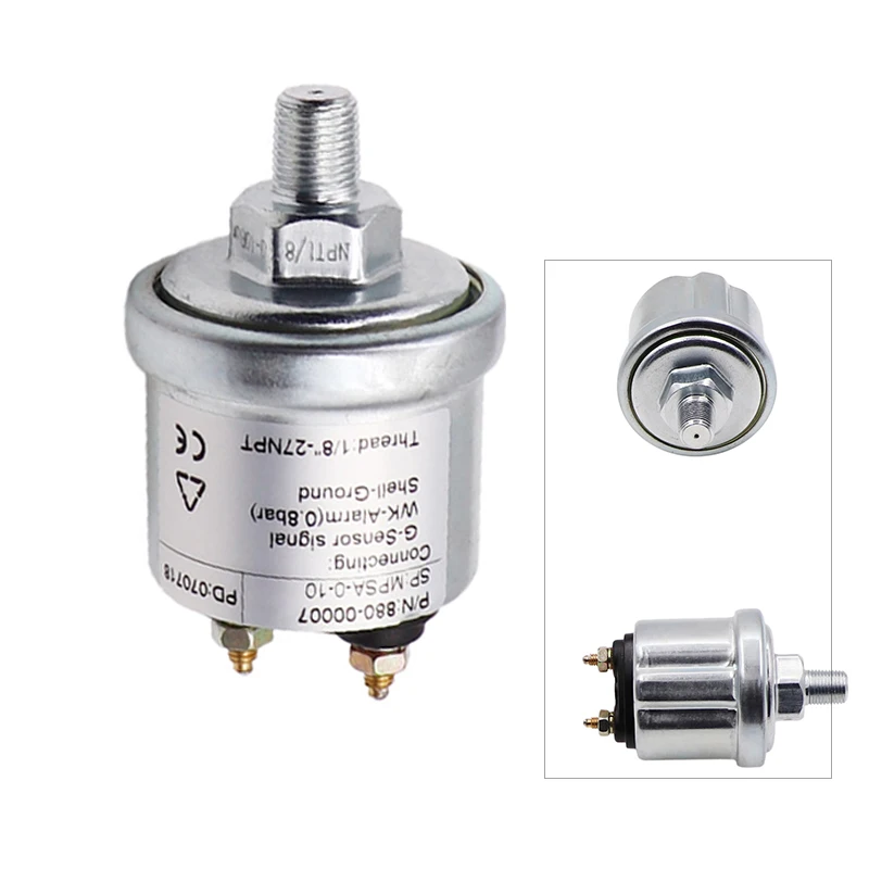 VDO Engine Oil Pressure Sensor Gauge Sender Switch Sending Unit 1/8 NPT Car Pressure Sensors 10-184Ohm Signal
VDO Engine Oil Pressure Sensor Gauge Sender Switch Sending Unit 1/8 NPT Car Pressure Sensors 10-184Ohm Signal