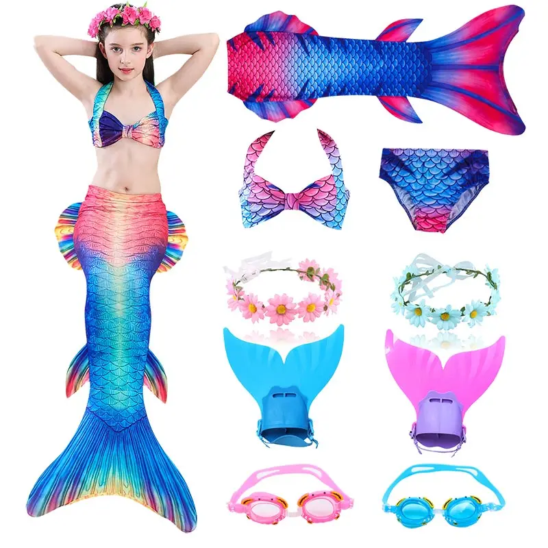 Little Mermaid Tails for Swimming Swimwear Mermaid Tail Cosplay Costume Girls Swimsuit Kids Children Swimmable suit Monofin Fin
Little Mermaid Tails for Swimming Swimwear Mermaid Tail Cosplay Costume Girls Swimsuit Kids Children Swimmable suit Monofin Fin