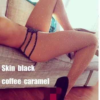 Tights Rhinestone Fishnet Pantyhose Glitter Stockings Femme Stockings Party Transparent Lenceria Lingerie Hosiery SW065
Tights Rhinestone Fishnet Pantyhose Glitter Stockings Femme Stockings Party Transparent Lenceria Lingerie Hosiery SW065