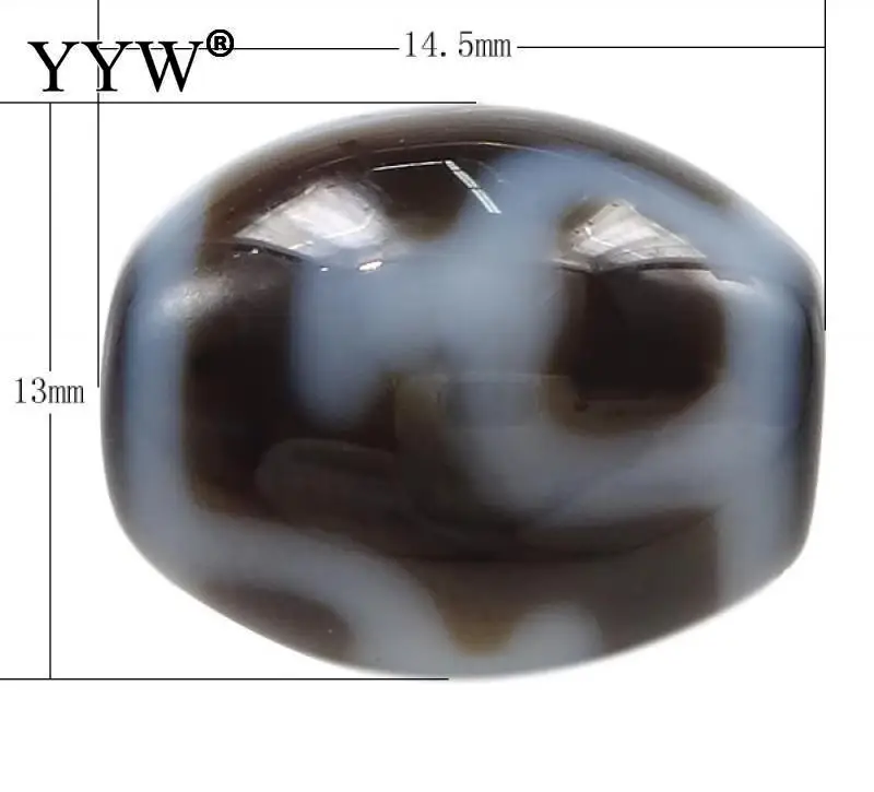 Natural Tibetan Dzi Beads For Making DIY Fashion Charm Jewelry Oval nectar & two tone 14.50x13x3mm Hole:Approx 2mm Sold By PC
Natural Tibetan Dzi Beads For Making DIY Fashion Charm Jewelry Oval nectar & two tone 14.50x13x3mm Hole:Approx 2mm Sold By PC