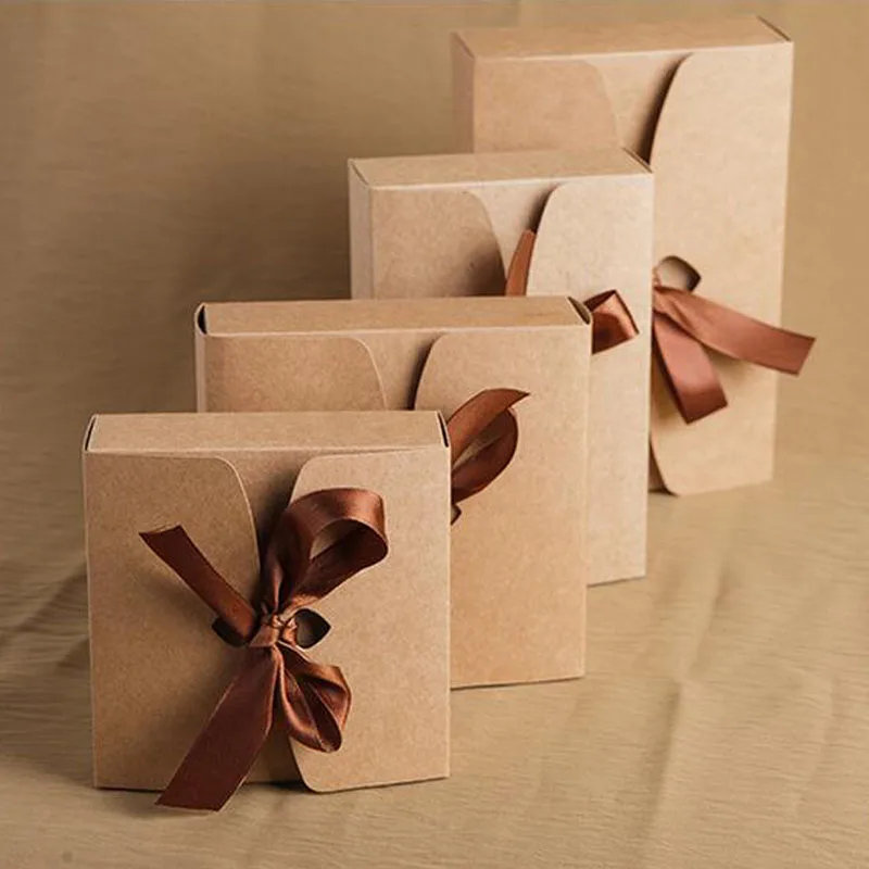 100pcs/lot Black/Brown Kraft Paper Boxes Baking Food Carton Box With bowknot Cookies Gift Boxes Mooncake Chocolate Packaging
100pcs/lot Black/Brown Kraft Paper Boxes Baking Food Carton Box With bowknot Cookies Gift Boxes Mooncake Chocolate Packaging