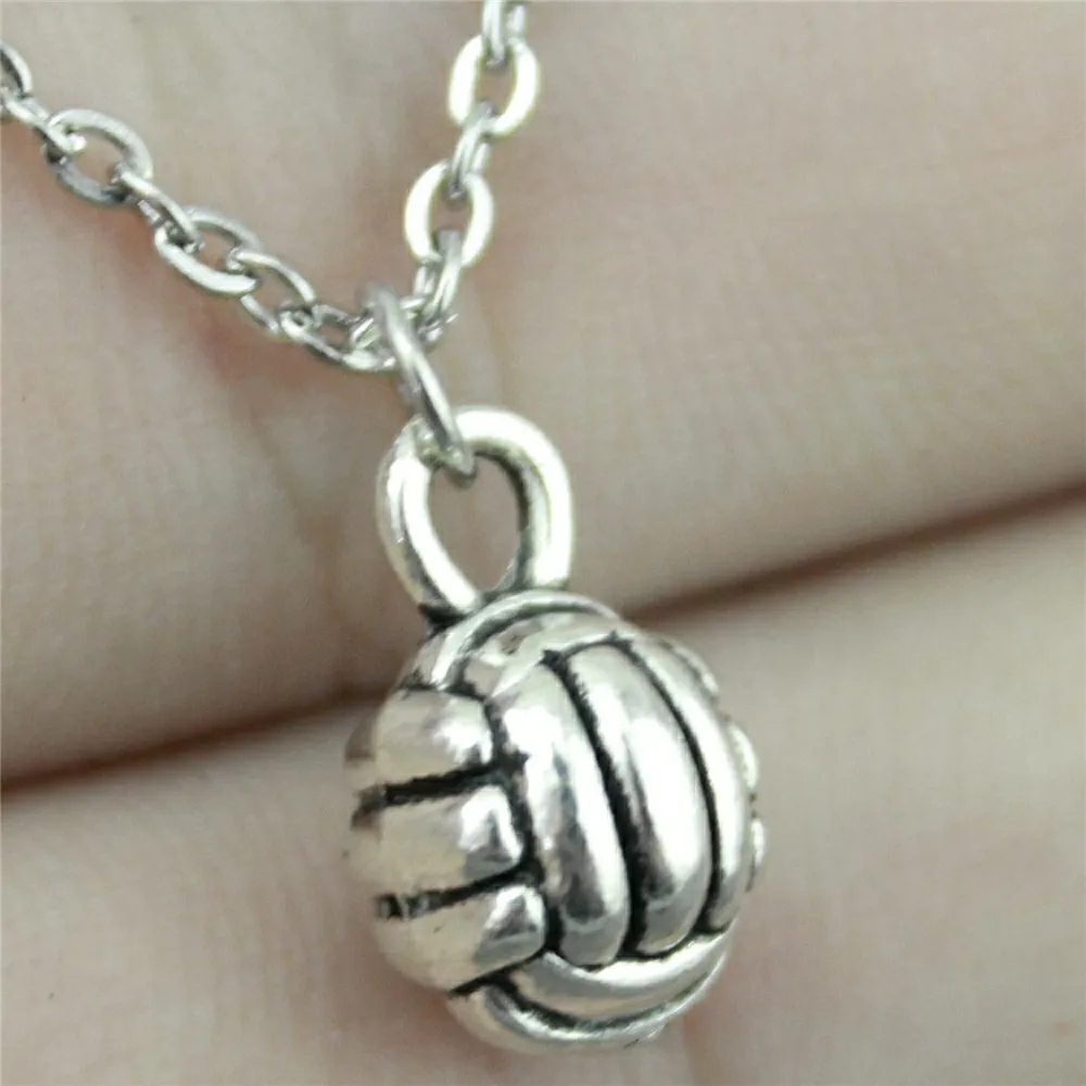 Jewelry Necklace For Women 2 Colors Antique Silver Antique Bronze 10mm 3D Volleyball Pendants Necklace Female Gift Fashion
Jewelry Necklace For Women 2 Colors Antique Silver Antique Bronze 10mm 3D Volleyball Pendants Necklace Female Gift Fashion