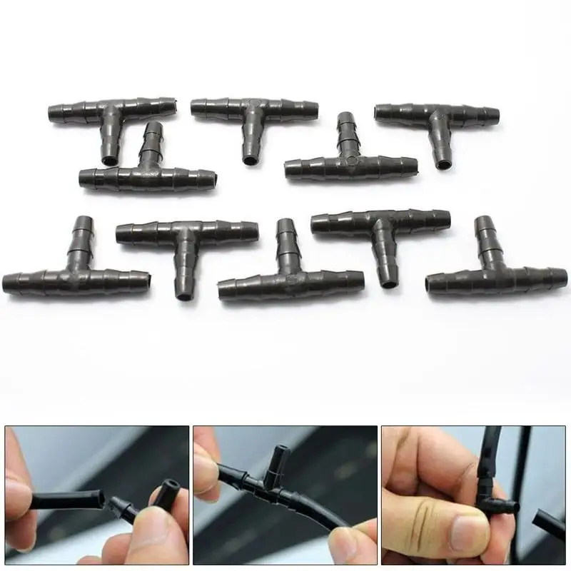 Sprinkler Irrigation Barb Tee Connector 1/4 Inch Hose Garden Lawn Watering Irrigation Connector for 4mm/7mm Hose Connector
Sprinkler Irrigation Barb Tee Connector 1/4 Inch Hose Garden Lawn Watering Irrigation Connector for 4mm/7mm Hose Connector