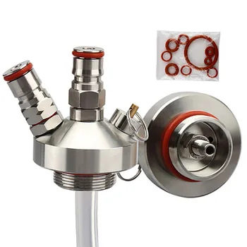 Stainless Steel 3.6L/5L/10L Mini Keg Tap Dispenser With 12'' Beer Hose For Mini Craft Beer Keg Growler Homebrew Spear New
Stainless Steel 3.6L/5L/10L Mini Keg Tap Dispenser With 12'' Beer Hose For Mini Craft Beer Keg Growler Homebrew Spear New
