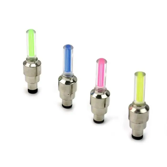4 x Valve Lamps LED Neon Color Light Blue for Bicycle Car | Обустройство дома