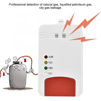 100-240V US Plug WIFI Combustible Gas Leakage Detector Security Alarm Combustible Gas Detector