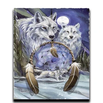 Diamond Embroidery Wolf Dream catcher 5D image Crystal Mosaic Cross Stitch Square Painting Diamond DIY needlework drill
Diamond Embroidery Wolf Dream catcher 5D image Crystal Mosaic Cross Stitch Square Painting Diamond DIY needlework drill