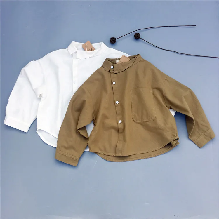 1572 Children's Shirt Spring 2019 New Korean Pure Color Irregular Collar Long Sleeve Children's Shirt Linen Cotton Shirt
1572 Children's Shirt Spring 2019 New Korean Pure Color Irregular Collar Long Sleeve Children's Shirt Linen Cotton Shirt