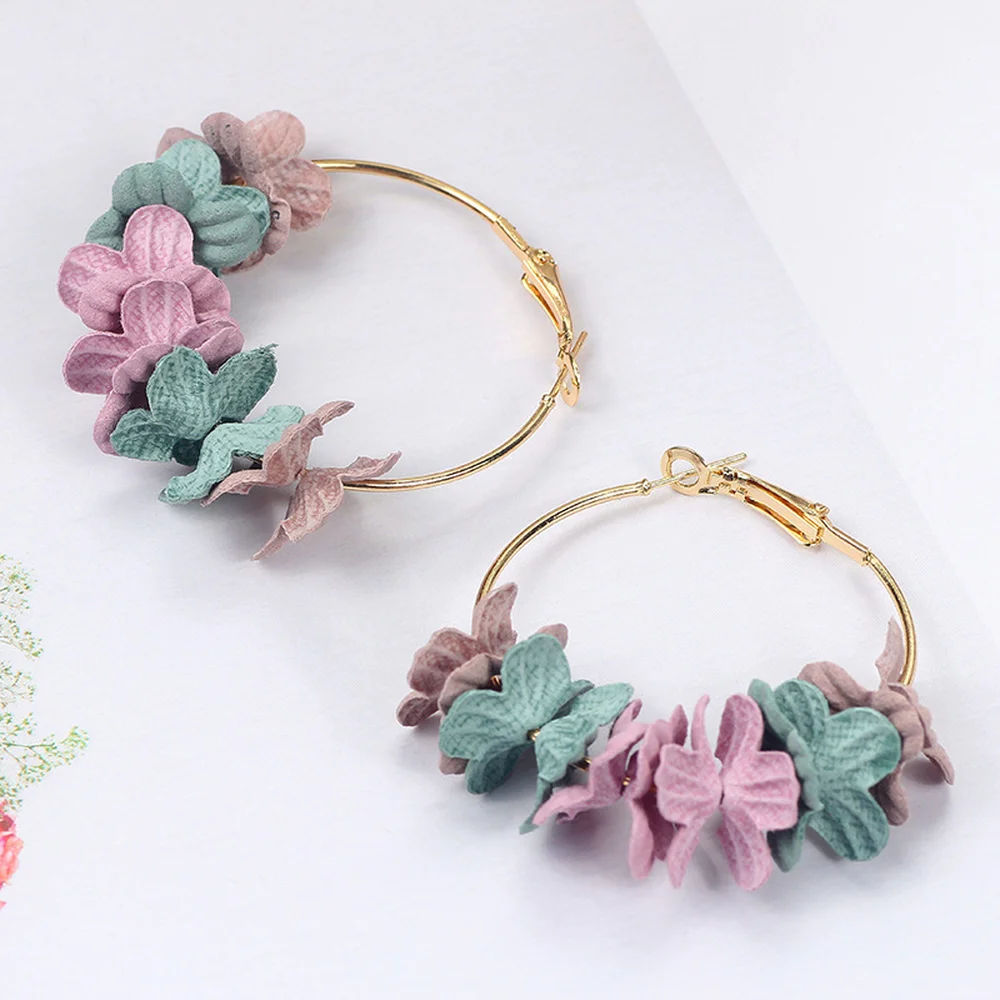 2019 Novel Fashion Fabric Flower Drop Earrings For Women Statement Colorful Petal Circle Big Fancy Earring Jewelry Oorbellen
2019 Novel Fashion Fabric Flower Drop Earrings For Women Statement Colorful Petal Circle Big Fancy Earring Jewelry Oorbellen
