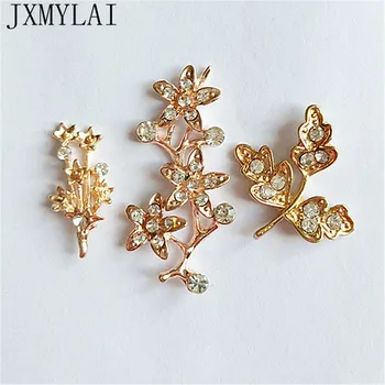10 PCS Fashion Metal Alloy KC Gold Leaf Branch Crystal Rhinestone Connectors Charm DIY Jewelry Accessories
10 PCS Fashion Metal Alloy KC Gold Leaf Branch Crystal Rhinestone Connectors Charm DIY Jewelry Accessories