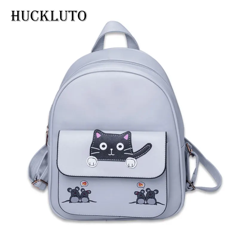 HuckLuto Brand 2019 New Limited Time Discount Korean Fashion Trend Lovely Style Student Cat Schoolbag Leather Women's Backpack
HuckLuto Brand 2019 New Limited Time Discount Korean Fashion Trend Lovely Style Student Cat Schoolbag Leather Women's Backpack